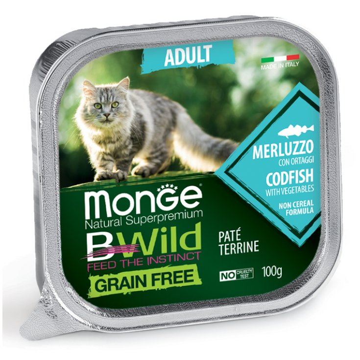 BWild Adult Pat&eacute; Terrine Merluzzo con Ortaggi - 100GR