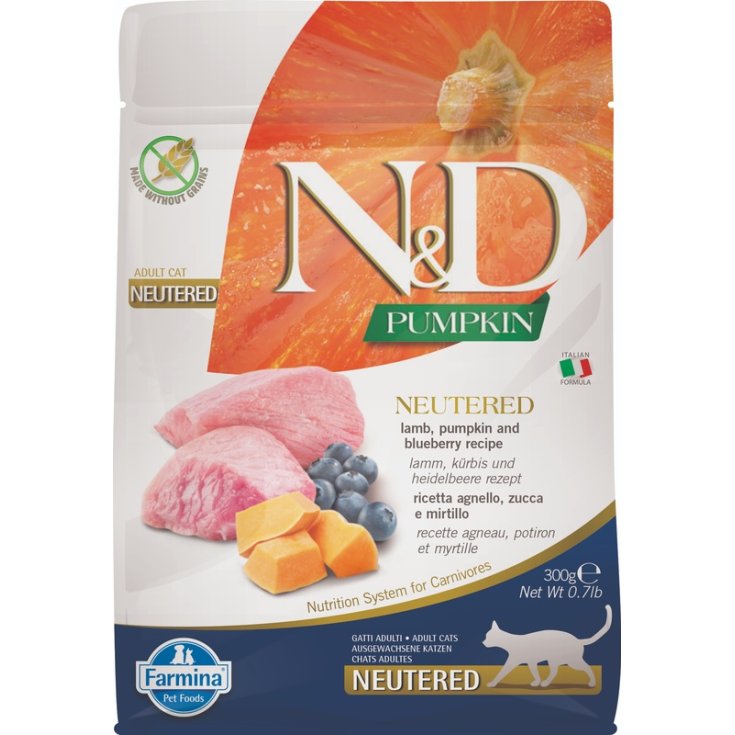 Natural & Delicious Neutered Agnello Zucca e Mirtilli Grain Free - 300GR