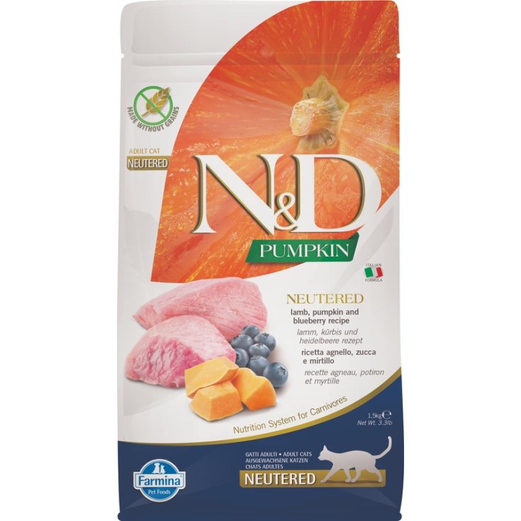 Natural & Delicious Neutered Agnello Zucca e Mirtilli Grain Free - 1,50KG