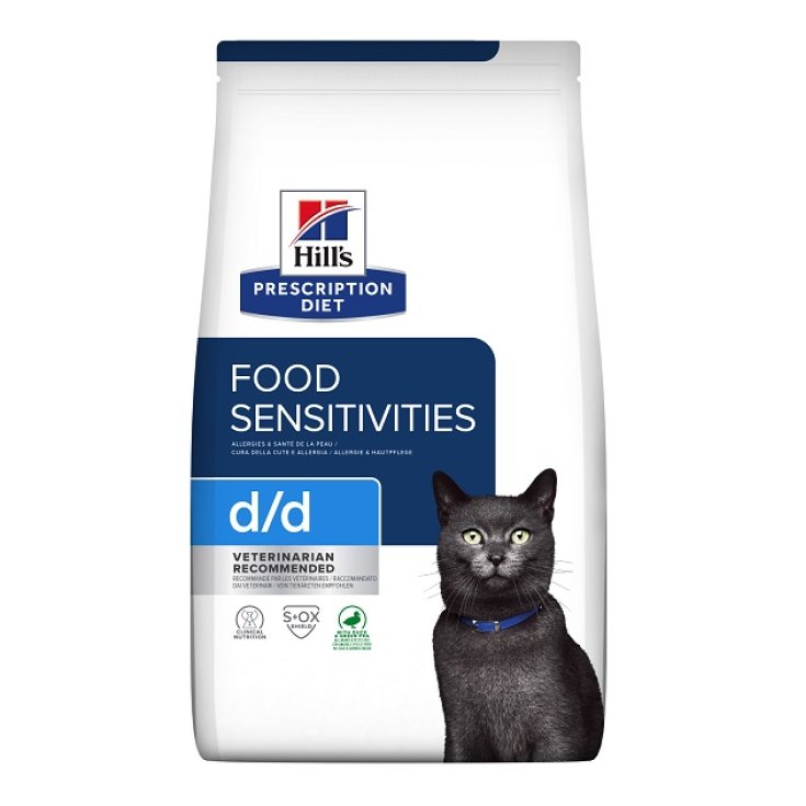 Prescription Diet d/d Food Sensitivities con Anatra e Piselli - 1,50KG
