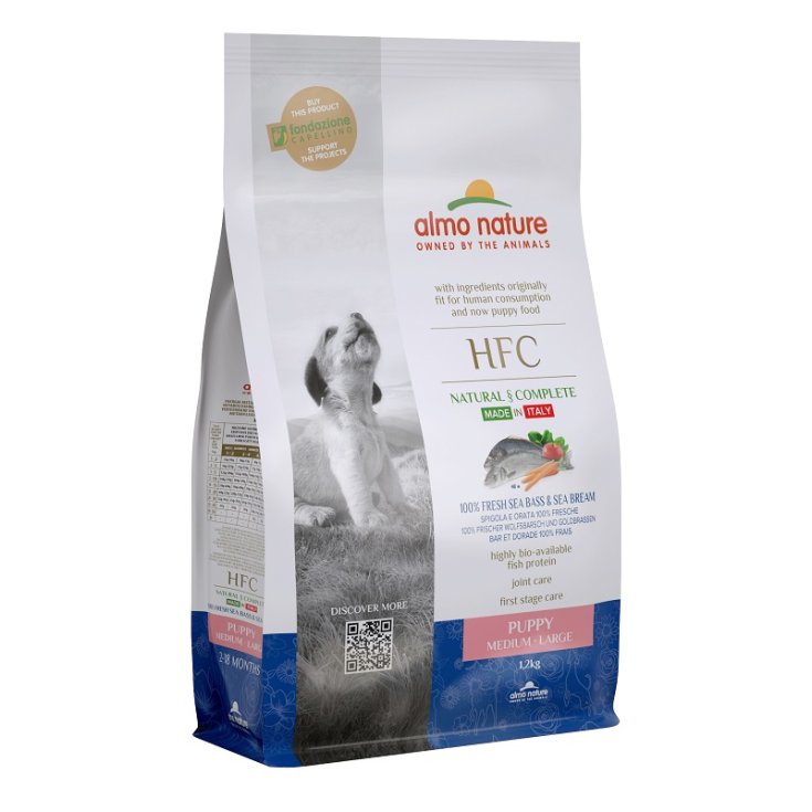 HFC Puppy Medium & Large Spigola e Orata - 1,20KG