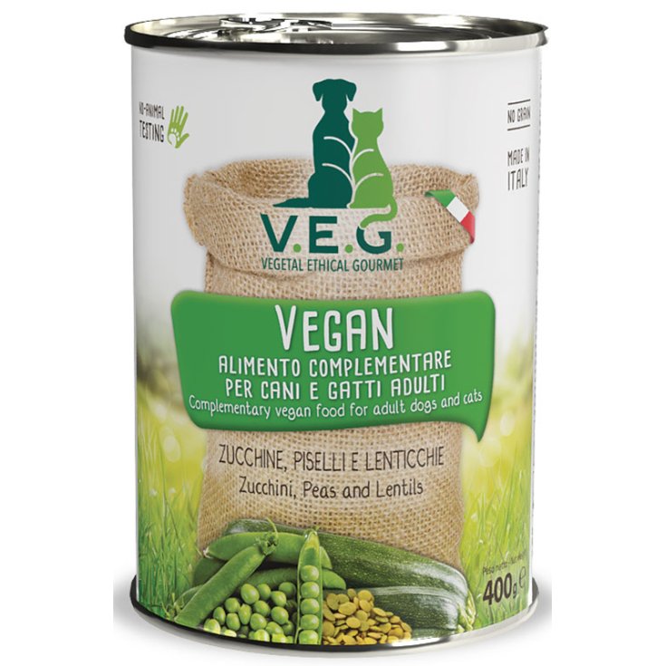 Vegan Dog con Zucchine, Piselli e Lenticchie - 400GR