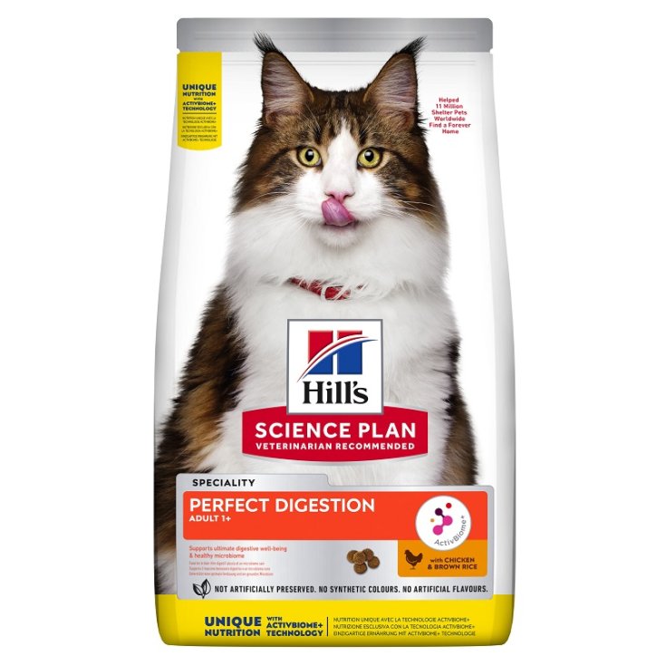 Science Plan Perfect Digestion Adult 1+ con Pollo e Riso Integrale  - 1,50KG