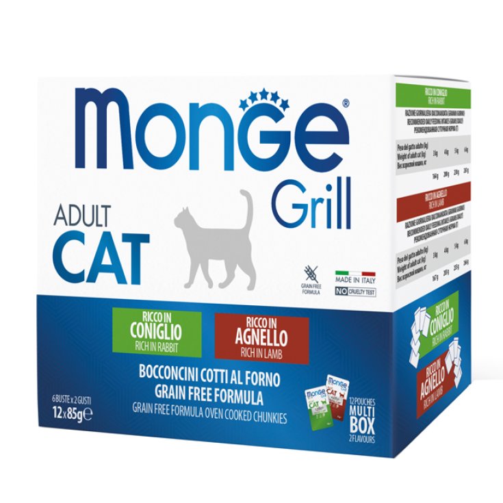 Grill Adult Multibox Mix Coniglio - Agnello - 12Xda 85 Gr.