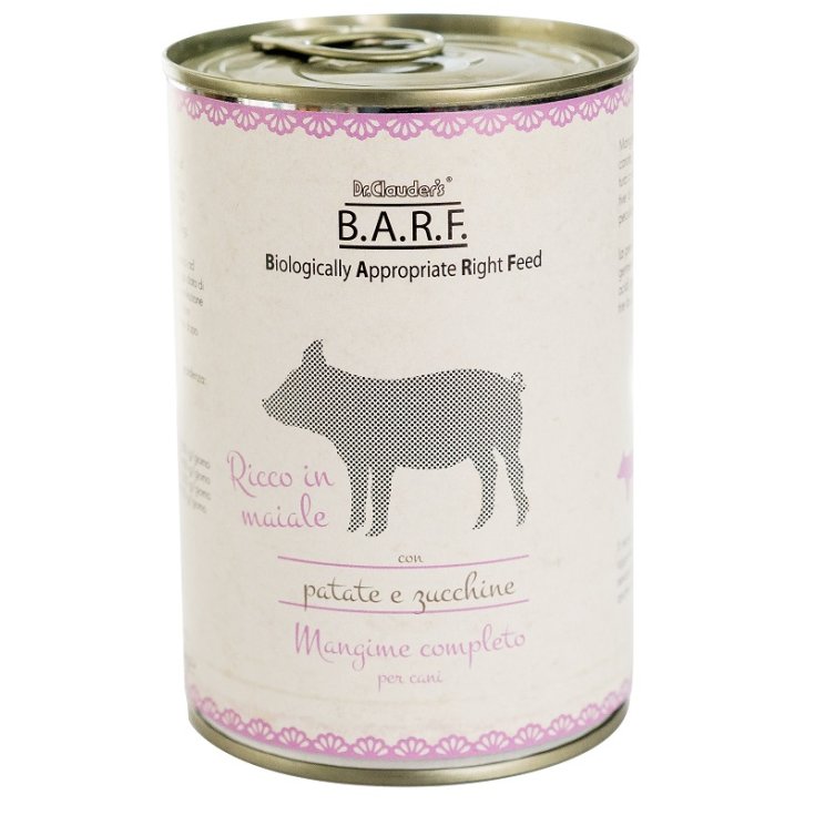 Barf Menu Completo Trito di Maiale per Cani - 400GR