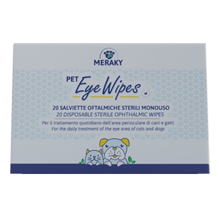 Pet Eye Wipes - 20 salviette
