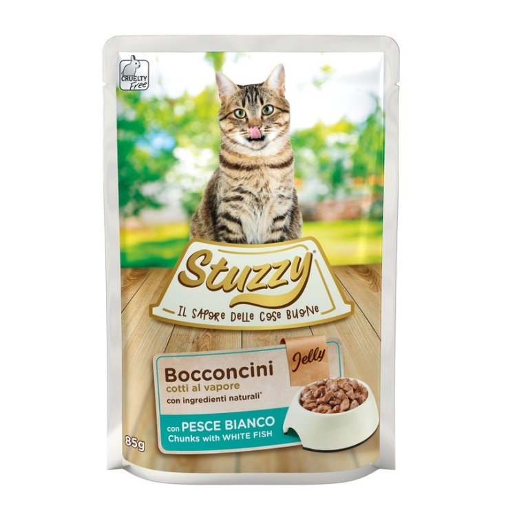 Bocconcini con Pesce Bianco in Gelatina - 85GR