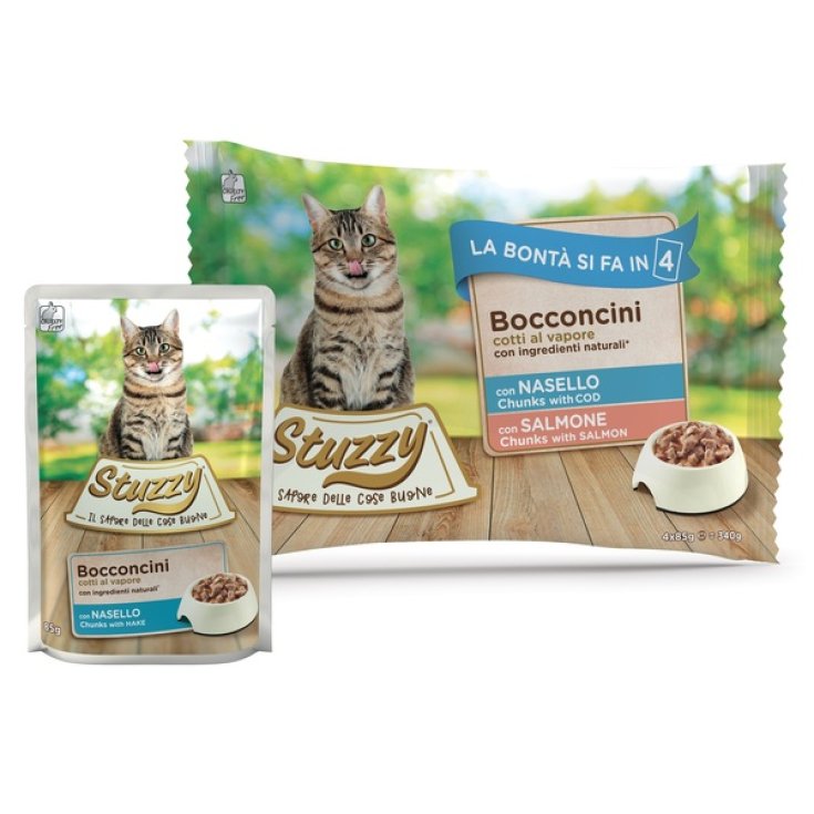 Bocconcini con Nasello e Salmone - 4X85GR