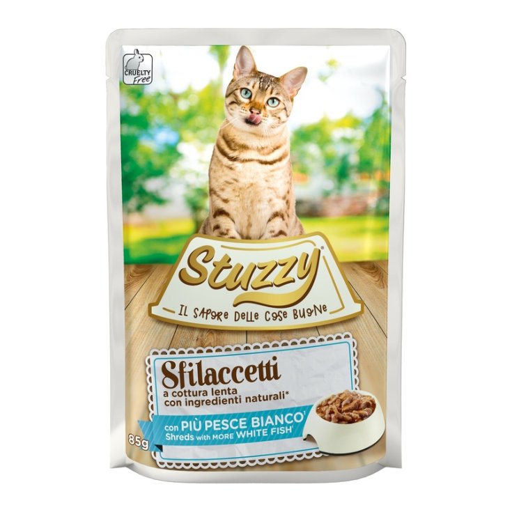 Sfilaccetti con Pesce Bianco - 85GR
