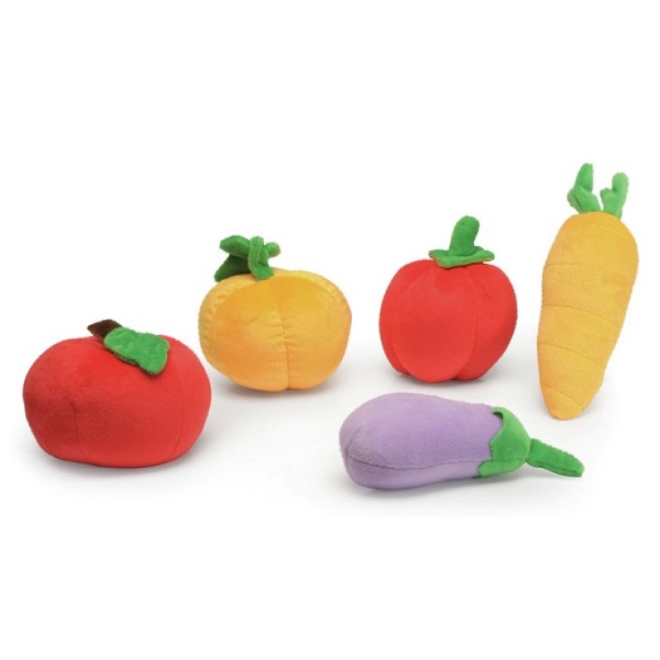Gioco per Cani a forma di Ortaggio in Peluche - Lunghezza 7/10 cm circa
