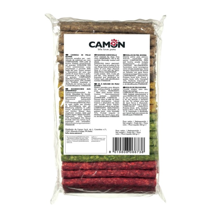 Bastoncini Masticabili Colorati - 12 Cm - 900 Gr