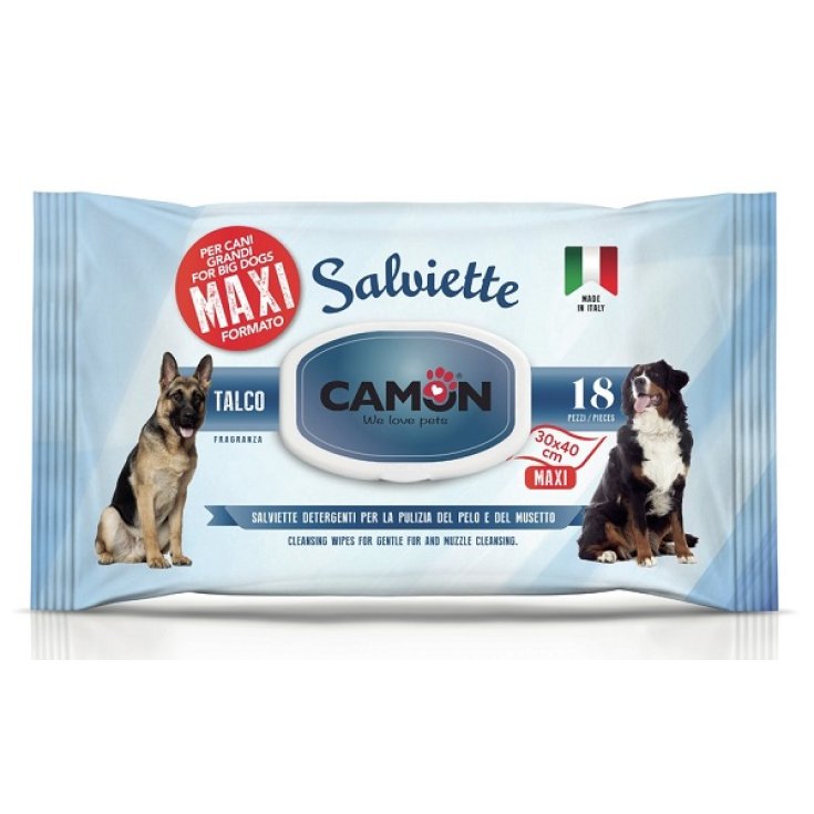 Salviette Maxi al Talco per Cani Grandi - Salviette