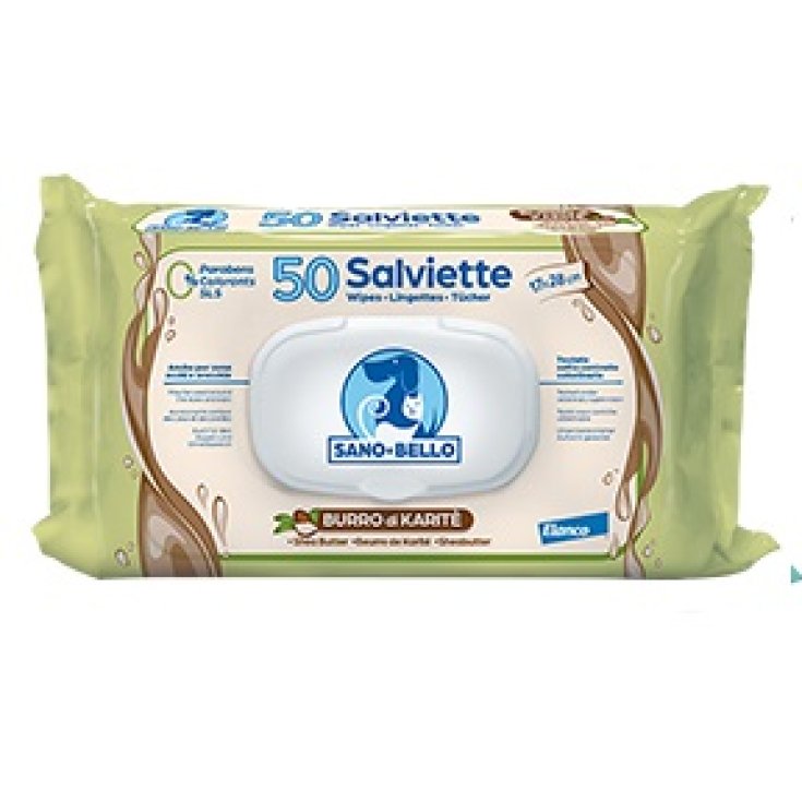 Salviette Detergenti al Burro di Karit&egrave; - Salviette