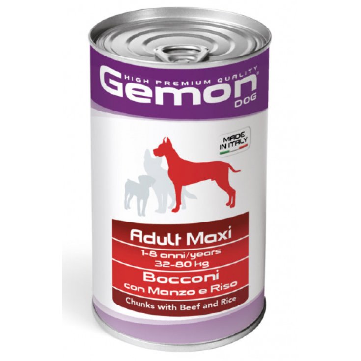 Adult Maxi Bocconi con Manzo e Riso - 1,25KG