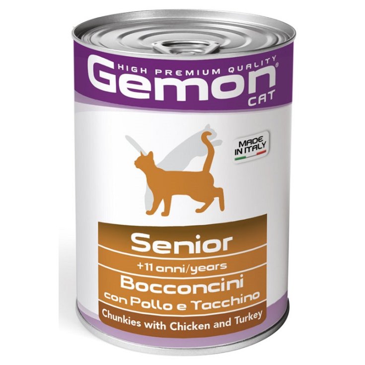 Senior Bocconcini con Pollo e Tacchino - 415GR