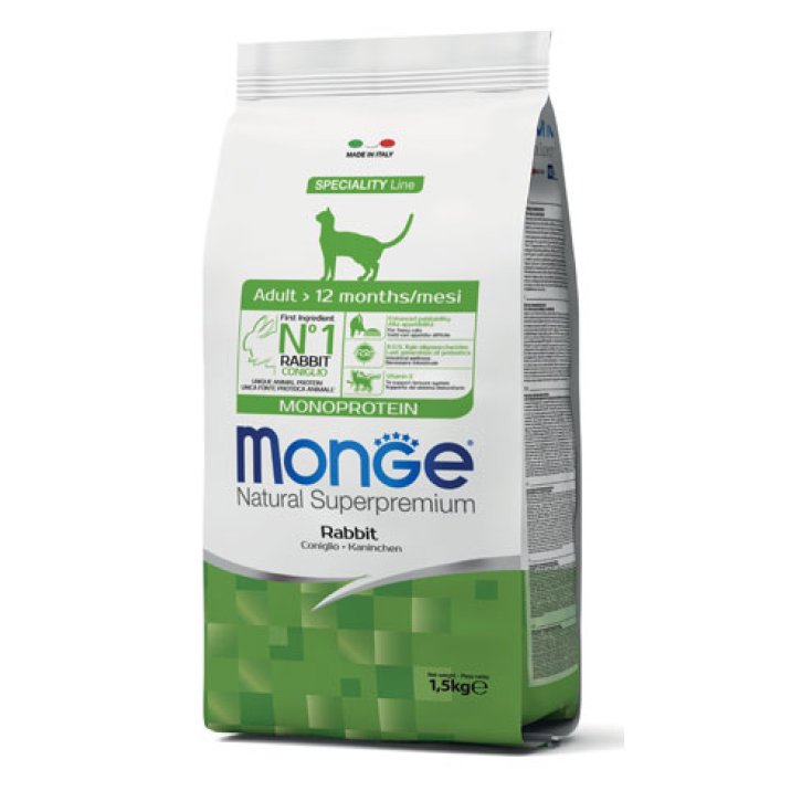 Natural Superpremium Adult Monoprotein Coniglio - 1,50KG