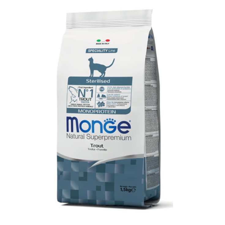Natural Superpremium Sterilised Monoprotein con Trota - 10KG