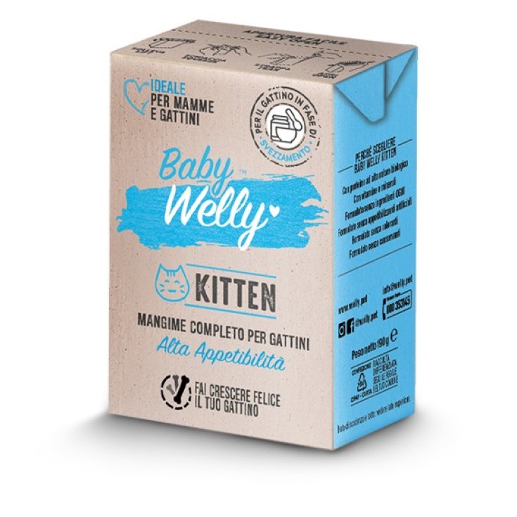 Baby Welly Kitten Mangime Completo per Gattini - 180GR