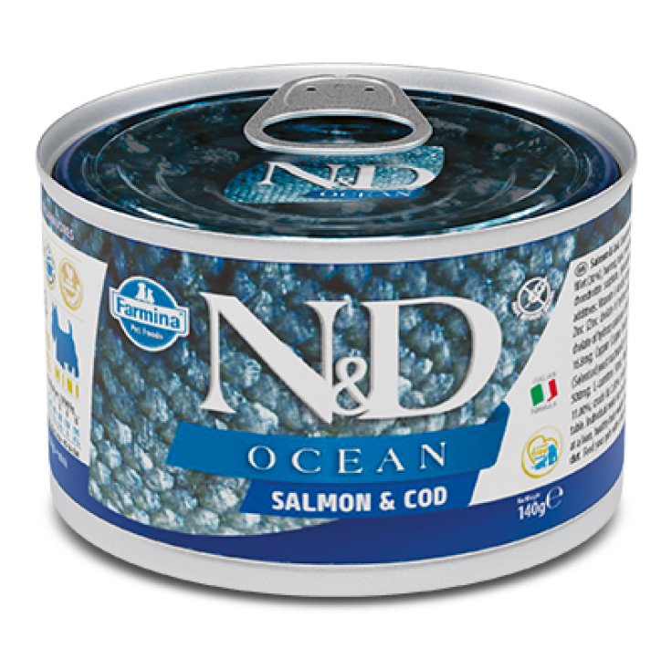 Natural & Delicious Ocean MIni con Salmone e Merluzzo - 140GR