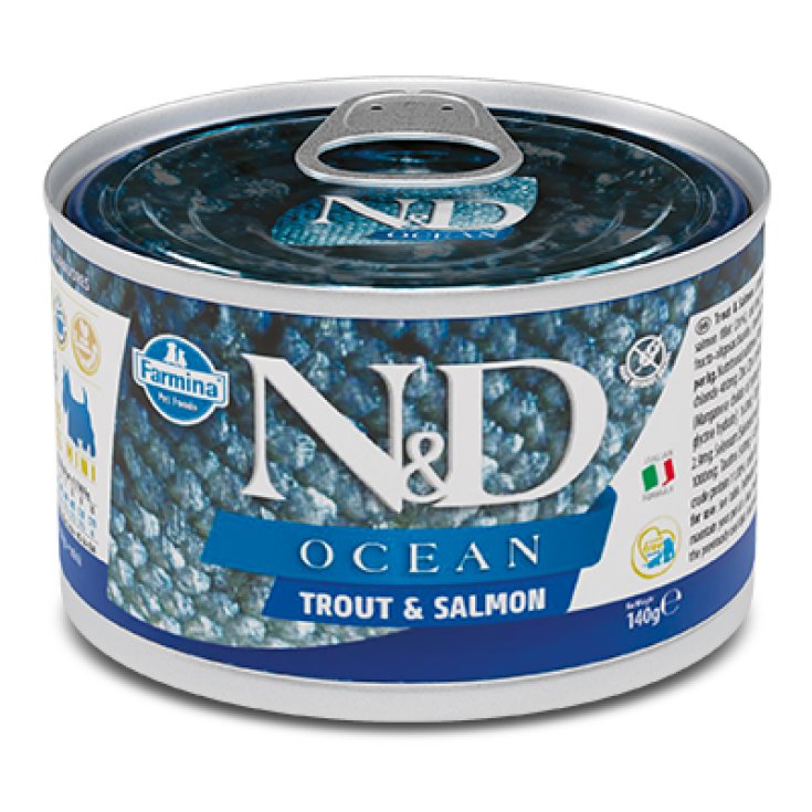 Natural & Delicious Ocean Mini con Trota e Salmone - 140GR