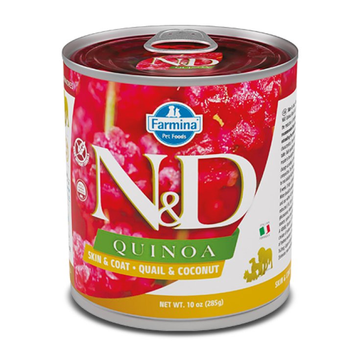 Natural & Delicious Quinoa Skin & Coat con Quaglia e Cocco - 285GR