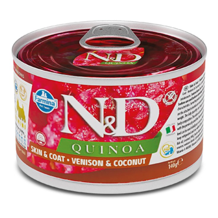 Natural & Delicious Quinoa Skin & Coat Mini Cervo e Cocco - 140GR
