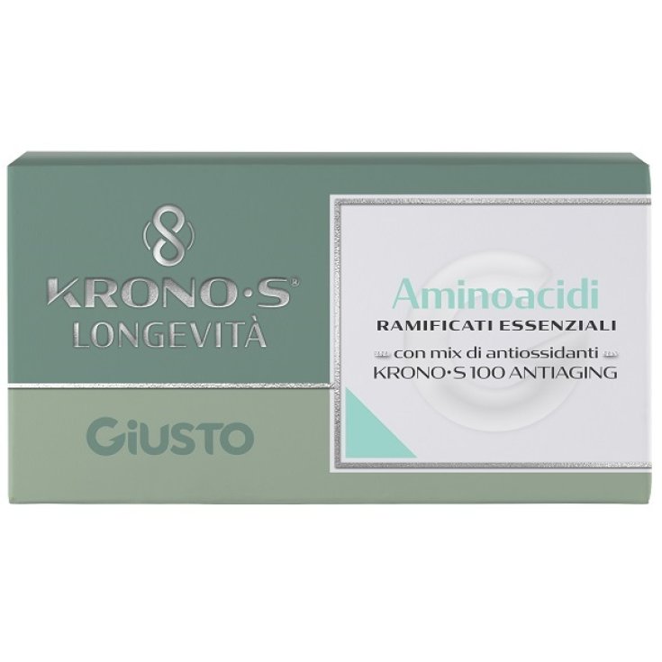 Giusto Kronos Longevit&agrave; Integratore Aminoacidi Ramificati Essenziali 30 Compresse
