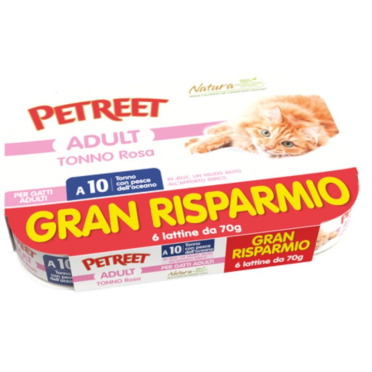 Natura Tonno Rosa con Pesce dell'Oceano  - Multipack 5+1 da 70 gr