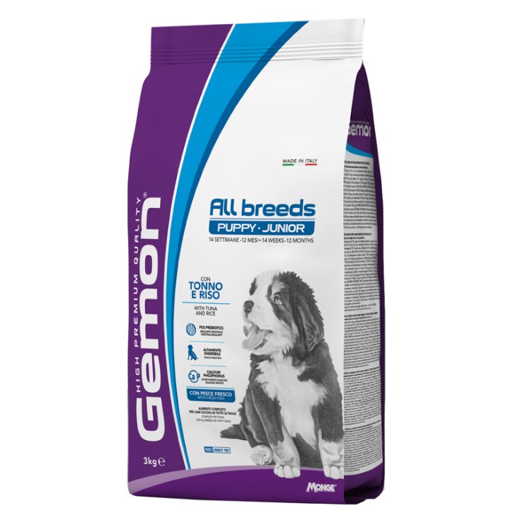 Dog Puppy Junior All Breeds con Pollo e Riso - 3KG