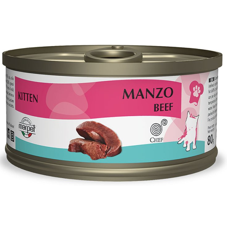 Aequilibriavet Chef Kitten Manzo - 80GR