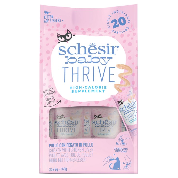 Baby Thrive Mousse Pollo con Fegato di Pollo per Kitten - 20X8GR