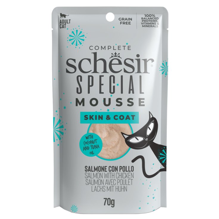 Special Cat Skin & Coat Mousse Special Needs Salmone con Pollo - 70GR