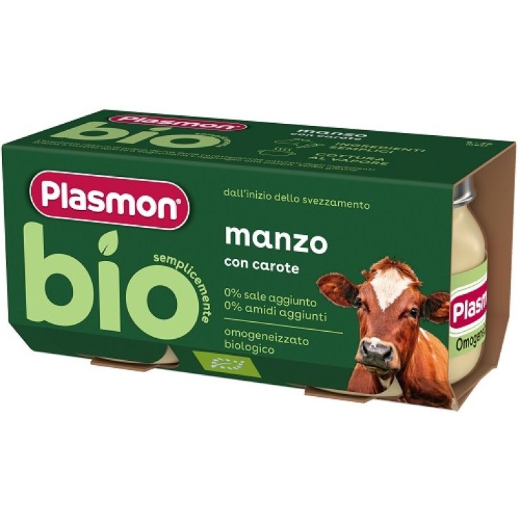 Omogeneizzato Manzo con Carote Plasmon 2x80g