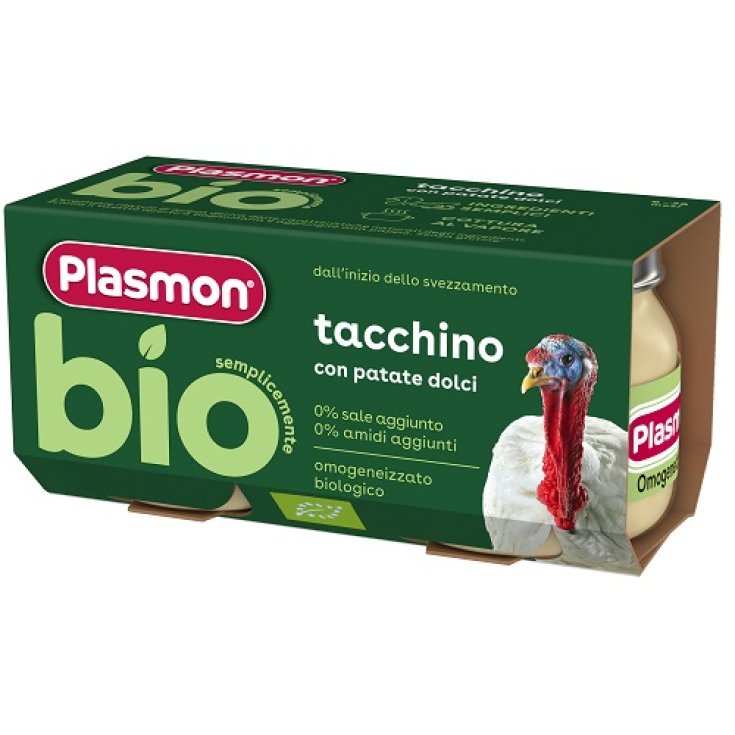 Omogeneizzato Tacchino con Patate Dolci Plasmon 2x80g