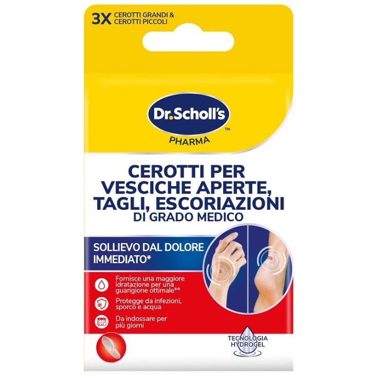 Cerotti Vesciche Tagli Escoriazioni Scholl 6 Pezzi