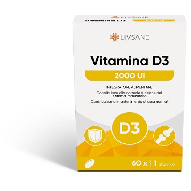 Vitamina D3 2000 Livsane 60 Capsule