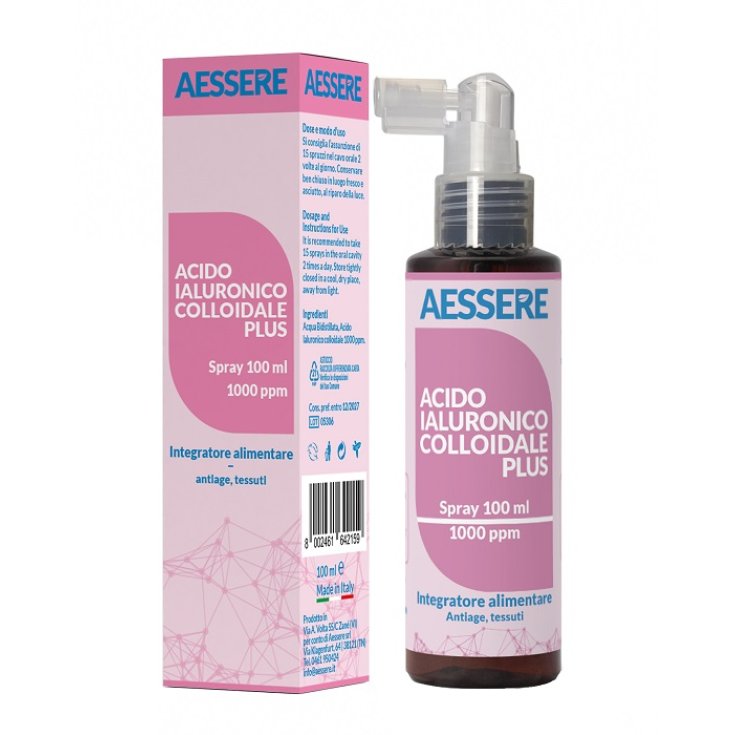 Acido Ialuronico Colloidale Plus Spray Orale 100ml Acido Ialuronico Colloidale Plus Spray Orale 100ml
