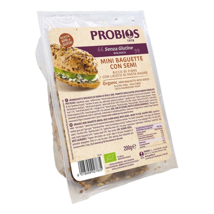 Mini Baguette con Semi PROBIOS 200g