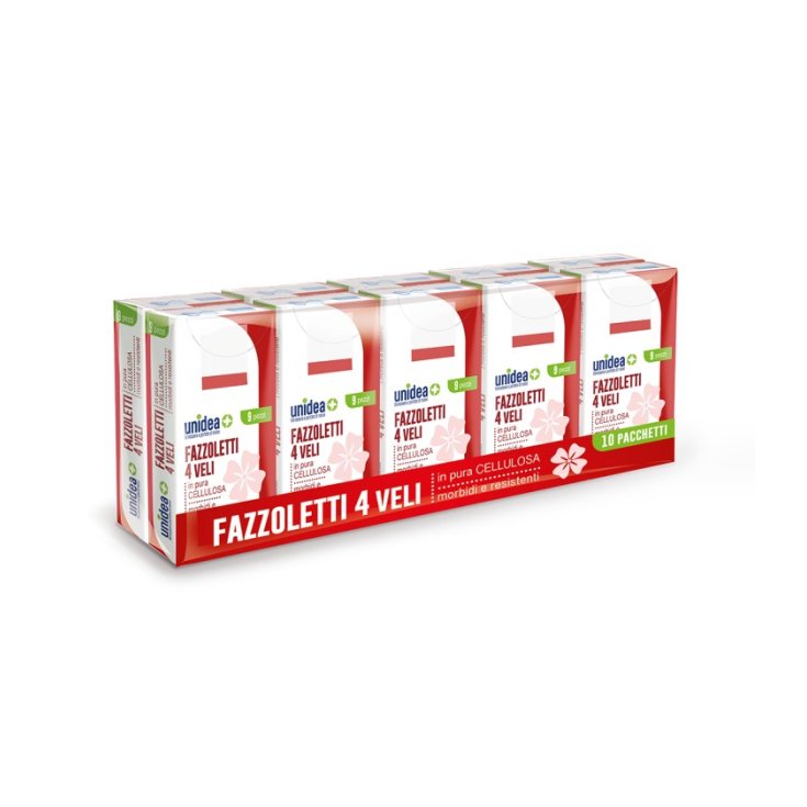 FAZZOLETTI 4 VELI unidea 10 Pacchetti