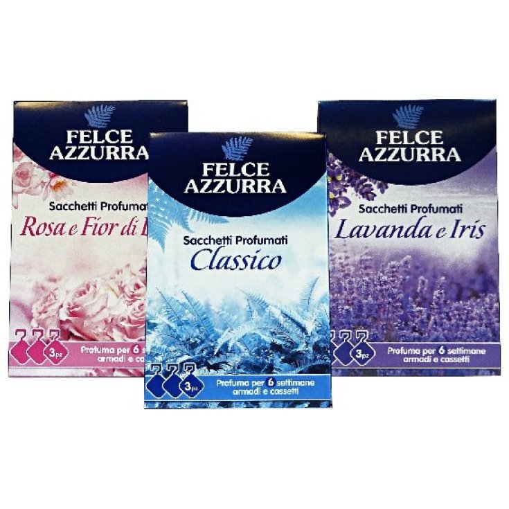 Sacchetti Profumati FELCE AZZURRA 3 Pezzi