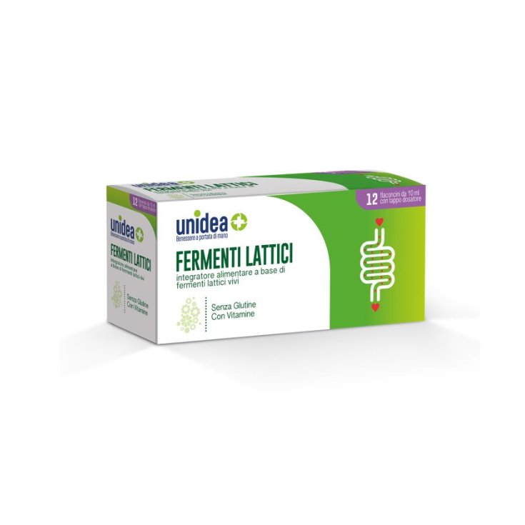 FERMENTI LATTICI unidea 12 Flaconcini Da 10ml