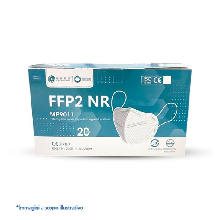 FFP2 Greencare 20 Mascherine Monouso