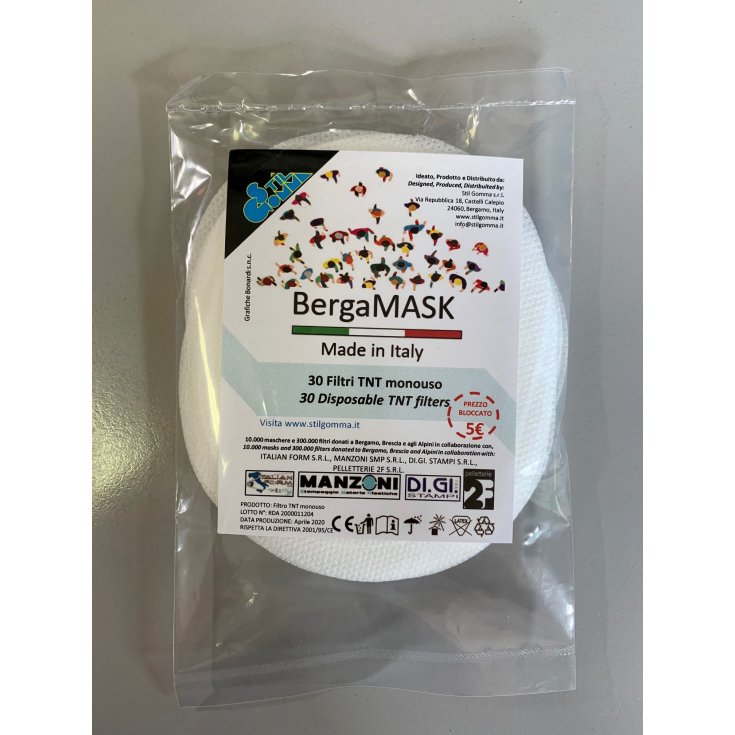 Filtri Generici BergaMask&reg; 30 Pezzi