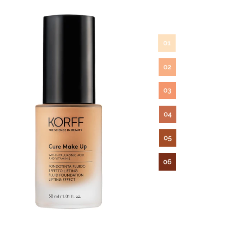 Fondotinta Fluido Effetto Lifting Cure Make Up KORFF 02 30ml