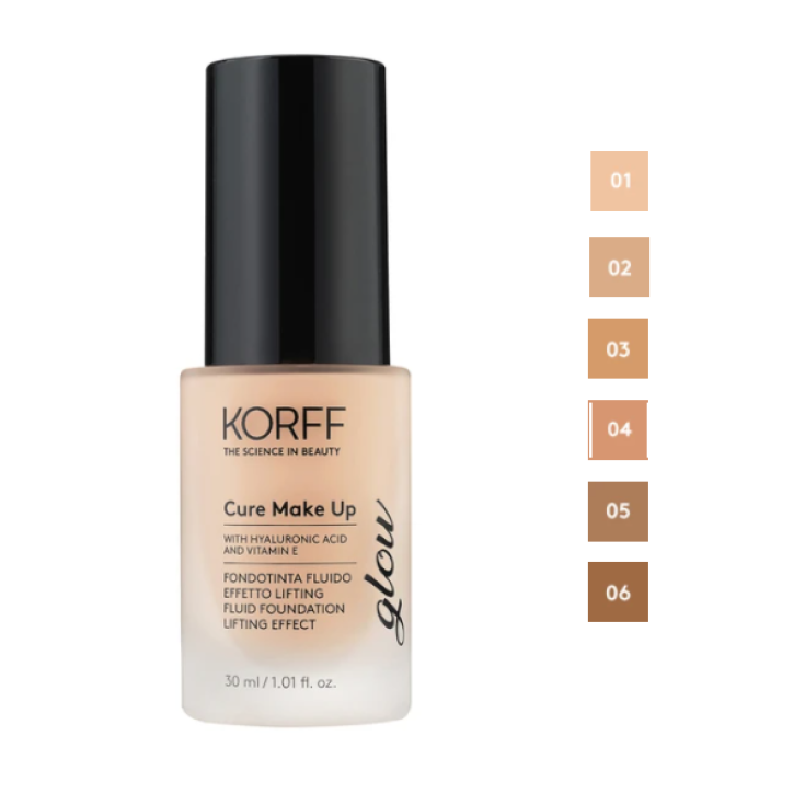 Fondotinta Fluido Effetto Lifting Glow Cure Make Up KORFF 04 30ml