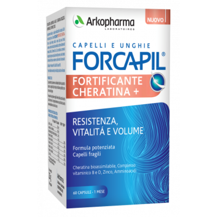 Forcapil Fortificante Cheratina+ Arkopharma 60 Capsule Forcapil Fortificante Cheratina+ Arkopharma 60 Capsule