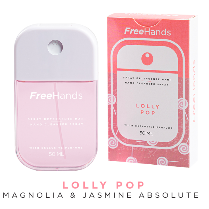 FreeHands Spray Detergente Mani Fragranza Lolly Pop 50ml