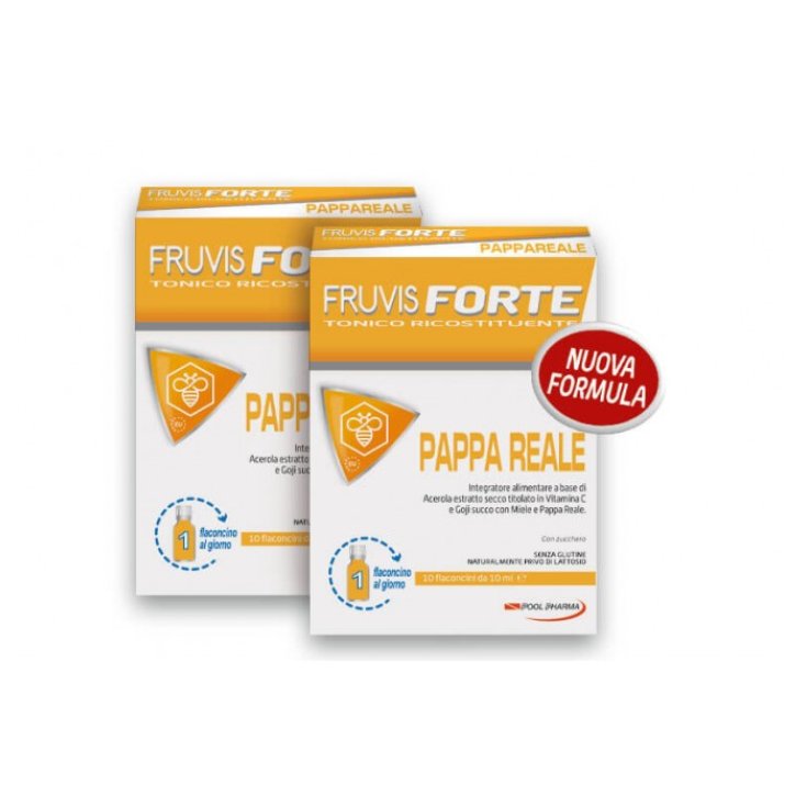Fruvis Forte Pappa Reale POOL PHARMA 10 Flaconcini 10ml