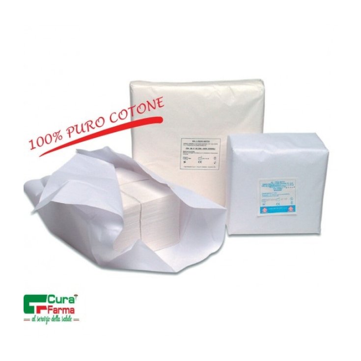 Garze Non Sterili Tagliate CuraMed 20x20cm Pacco Da 1Kg
