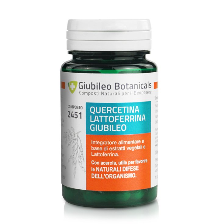 Giubileo Quercetina Lattoferrina Giubileo Botanicals 30 Capsule Giubileo Quercetina Lattoferrina Giubileo Botanicals 30 Capsule
